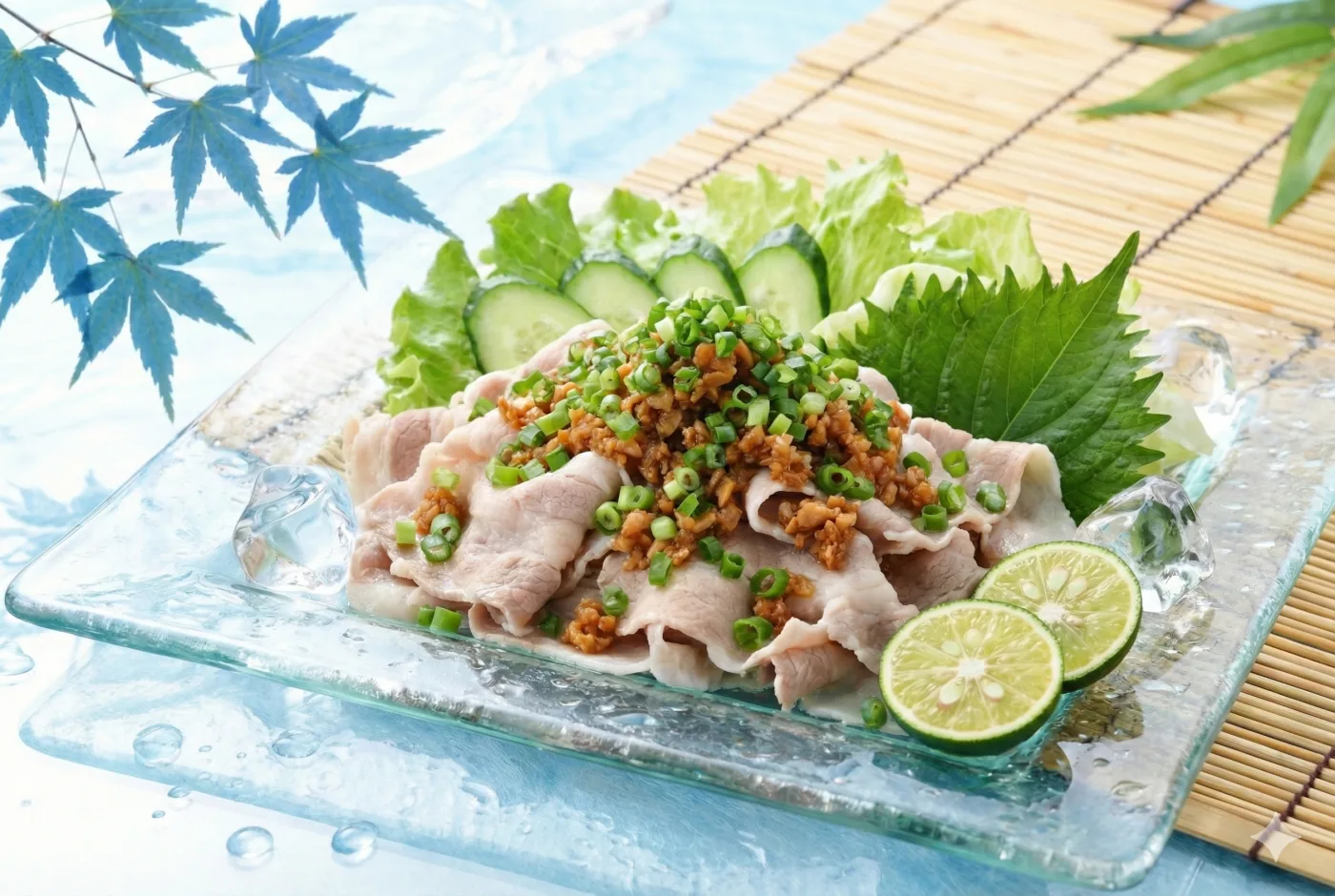 刻みしょうがを使った夏の冷しゃぶアレンジ